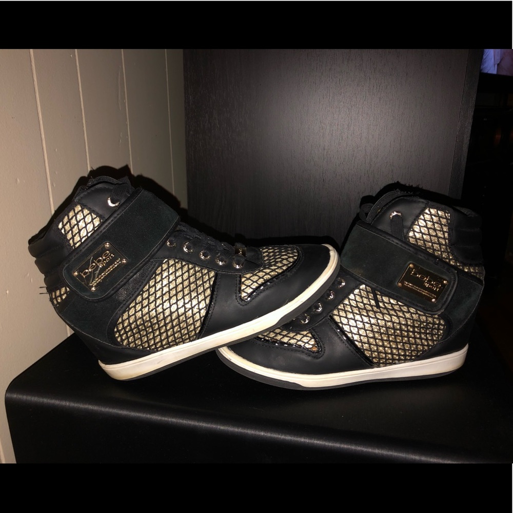 Bebe sport wedge sneakers size 8